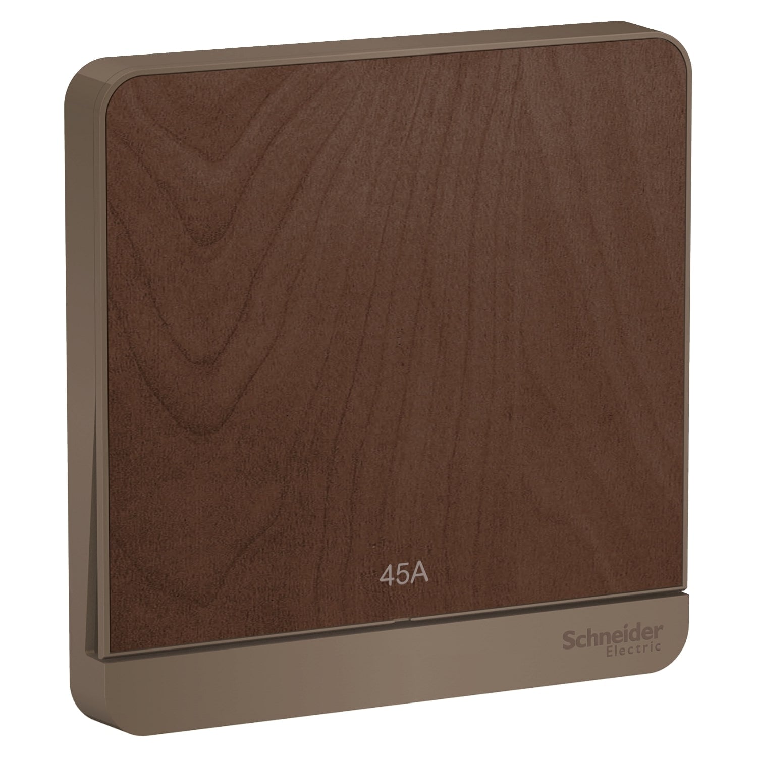 Schneider 施耐德 E8331D45N_WD_C5 45A 單位雙極開關掣連LED指示燈 (胡桃木)