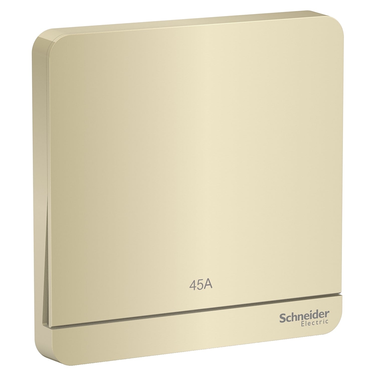 Schneider 施耐德 E8331D45N_WG_C5 45A 單位雙極開關掣連LED指示燈 (沉醉金)