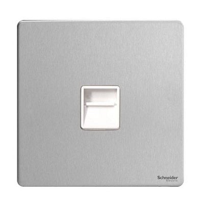 Schneider 施耐德 – 單位RJ11電話插座 GU7451WPN / GU7451WPW / GU7451WSS / GU7451BSS / GU7451BBN