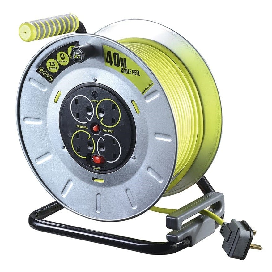 英國 Masterplug OTLU40134SL-PX 4 Socket 13A 40M 電線拖轆