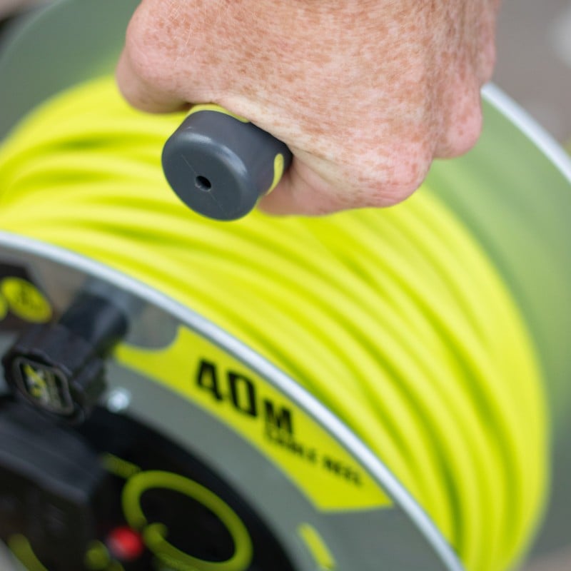 英國 Masterplug OTLU40134SL-PX 4 Socket 13A 40M 電線拖轆